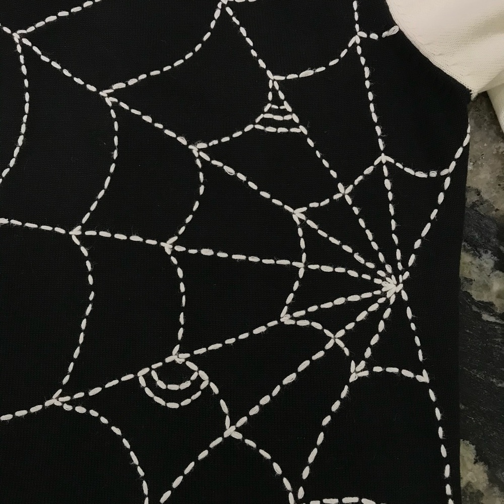 Michael Simon Halloween Sweater Spider Web - Women’s Small - Picture 2 of 9